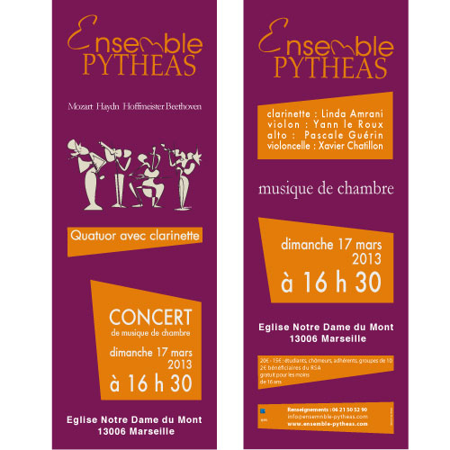 Flyer pour spectacle à la Busserine