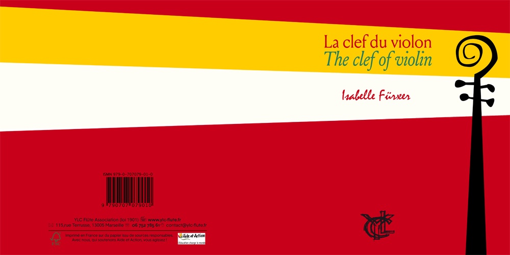 Proposition retenue pour couverture du livre La clef du violon