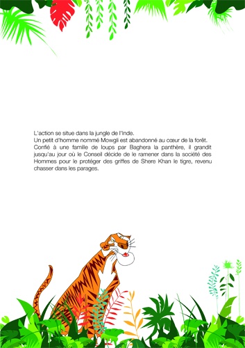 Page exraite de la partition Livre de la Jungle